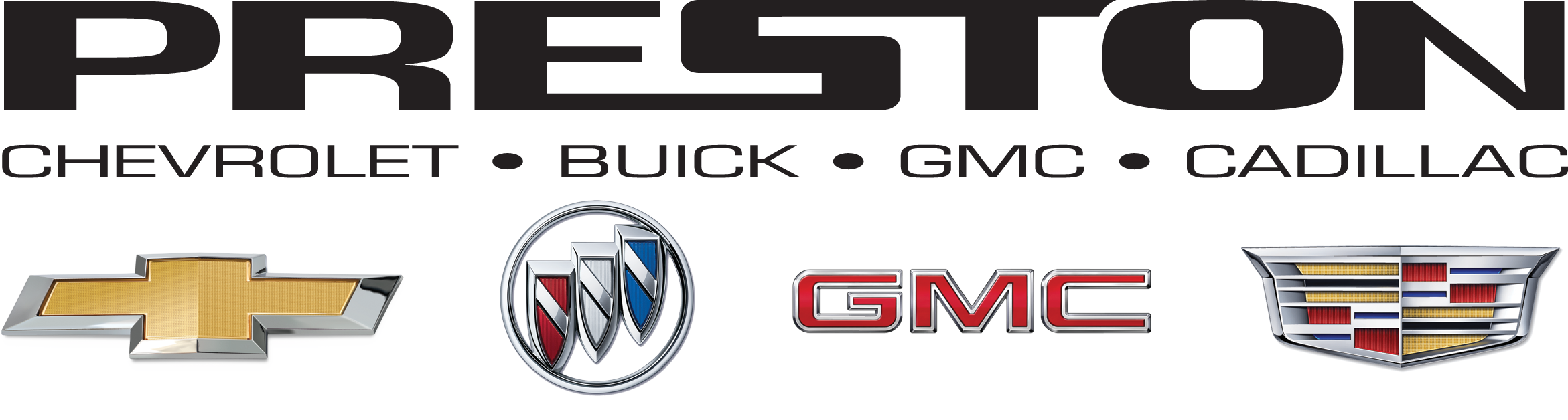 Preston Logo 2019 w GM Brand Badges PNG